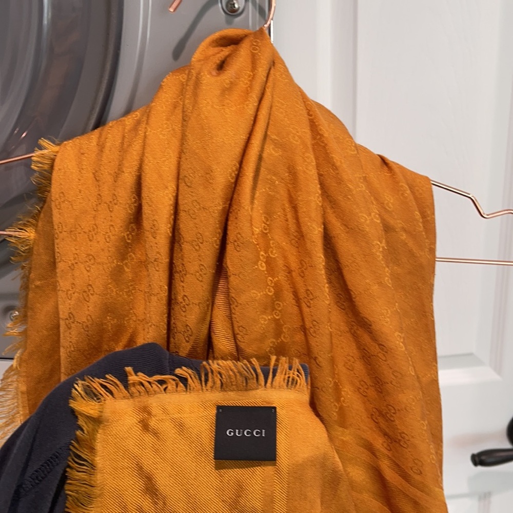 Orange Gucci scarf